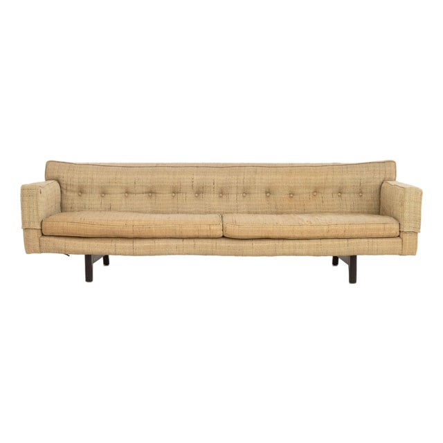 Edward Wormley for Dunbar Bracket Back Sofa For Sale