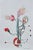 Organic Modern Minimalist Flower Study. Oil and pencil on high quality 'Hahnemuhle' Canvas Grain Fine Art paper. Original...