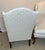 Queen Anne Vintage Pair of Queen Anne Style Wingback Chairs For Sale - Image 3 of 10