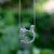 1940s Retro Platinum Encrusted Squirrel Pendant With 14k White Gold Chain For Sale - Image 9 of 9
