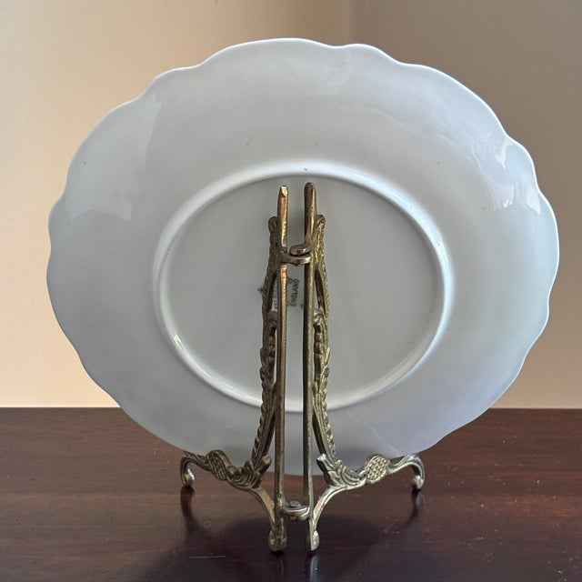 Vintage English Bone China Decorative Dessert Plate For Sale - Image 10 of 14