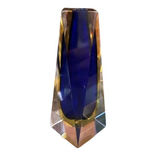 Small Decorative Italian Murano Vase by Mandruzzato 1960 For Sale