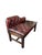 Chesterfield Telephone Bench in Leather For Sale - Image 3 of 5