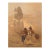 Atelier Aria Lumae Ludwig Hans Fischer the Khamsin Egypt Caravan and Colossi of Memnon Desert Landscape Fine Art Gallery Board Print 16" X 24" For Sale