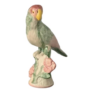 Ceramic Parrot/Cockatoo Statue For Sale