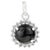 Not Yet Made - Made To Order Antique Finish Black Star & Zircon Pendant With Prong Setting For Sale - Image 5 of 12