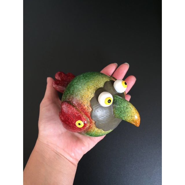 Vintage Studio Art Pottery Whimsical Lovebirds Sculpture - a Pair For Sale - Image 11 of 12