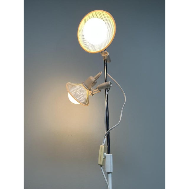 White Floor Lamp, 1970s For Sale - Image 9 of 15
