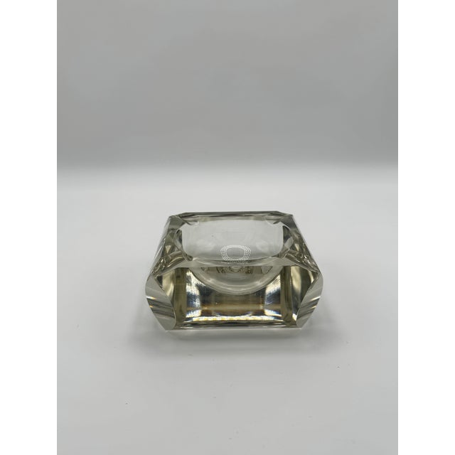 Vintage glass ashtray.