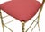 Mid-20th Century Neo-Classical Brass Chairs, Set of 2 For Sale - Image 3 of 9