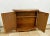Mid-Century Modern 1960s Mid Century Console Cabinet Double Doors and Interior Shelf For Sale - Image 3 of 10