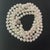 Natural Akoya Pearl Diamond Necklace 49" 18k White Gold 7 mm Certified For Sale - Image 11 of 13