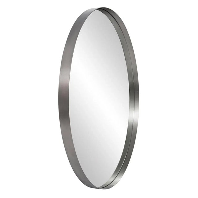 The Steele Silver Round Mirror With the idea that less is more, our Steele Mirror features a simple round mirror trimmed...