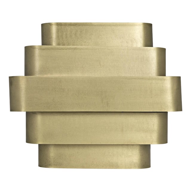 NOIR Baas Sconce, Metal with Brass Finish For Sale