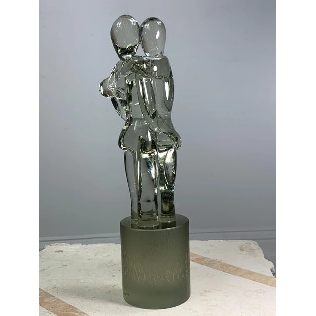1970s R Rosato Murano Glass Entwined Lovers Sculpture, Signed For Sale In Philadelphia - Image 6 of 10