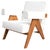 Armchair designed by pierre jeanneret circa 1950, relaunched in 2019. manufactured by cassina in italy. included in...