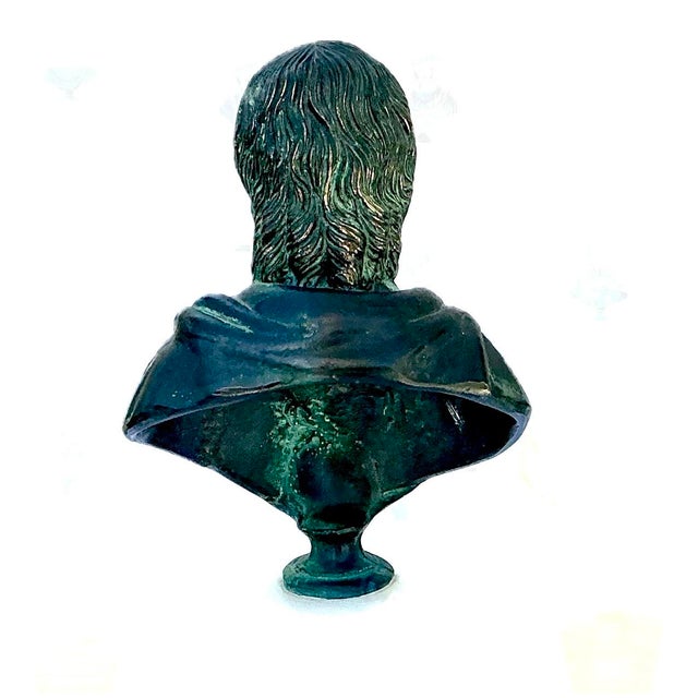 Grand Tour Grand Tour Bronze Bust of a Roman Goddess For Sale - Image 3 of 9