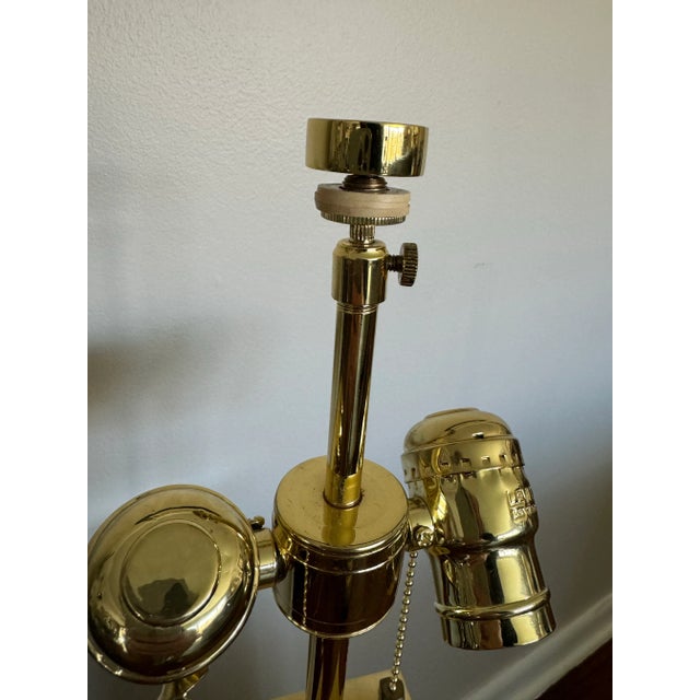 Metal J Robert Scott Lithic Steel & Brass Table Lamp Sally Sirkin Lewis For Sale - Image 7 of 9