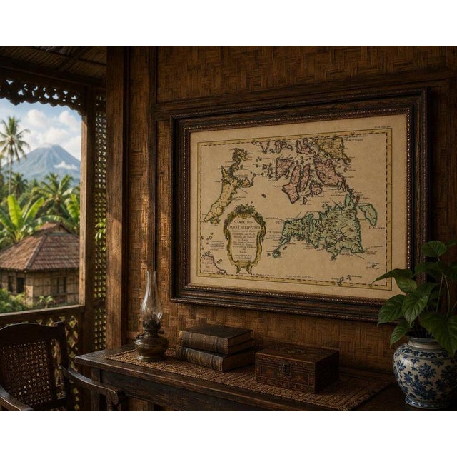 Black Map of the Philippine Islands, 1752 For Sale - Image 8 of 9