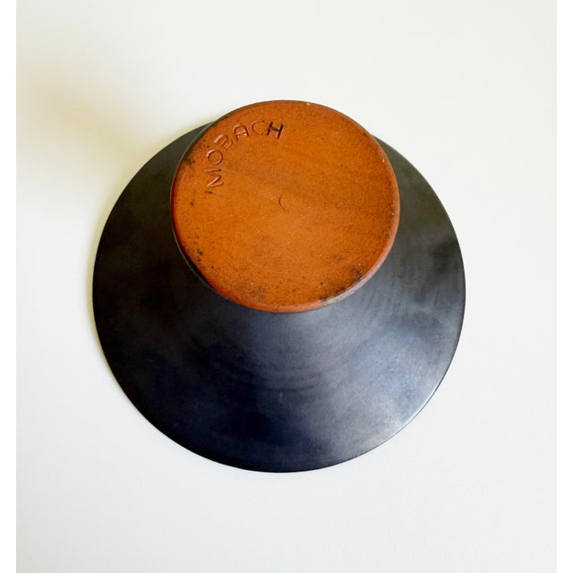 White Vintage Mobach Dutch Stoneware Vase For Sale - Image 8 of 8