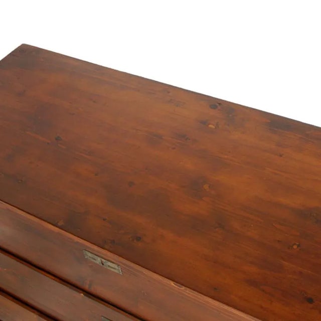 Rustic 19th-Century Countryside Blanket Chest of Drawers For Sale - Image 3 of 6