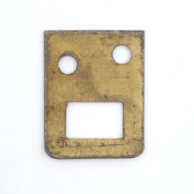 Brass Vintage 18 In. Polished Brass Surface Mount Door Bolt For Sale - Image 8 of 9