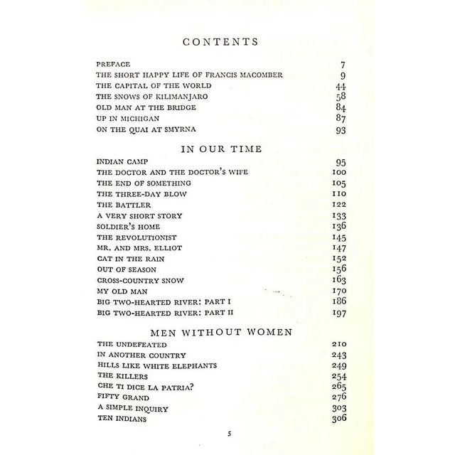 "The First Forty-Nine Stories" 1960 Hemingway, Ernest For Sale - Image 4 of 6