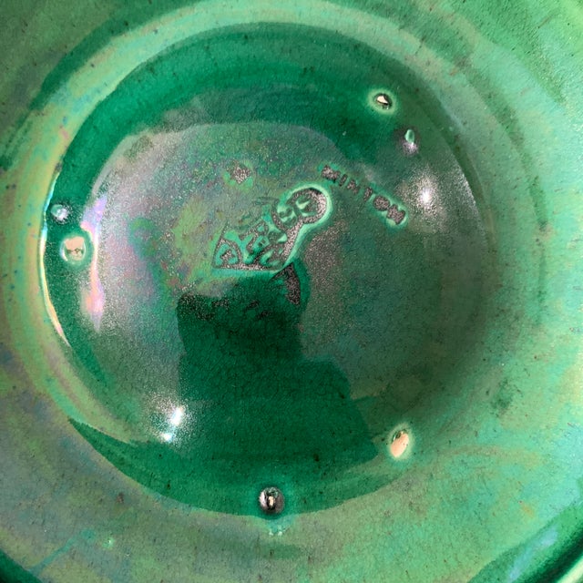 Hollywood Regency Late 19th Century Majolica Aqua Oyster Plate Minton For Sale - Image 3 of 4