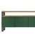 Defined by Robert Stadler's Flexor system, this sideboard combines green polished-lacquered wood containers with a...