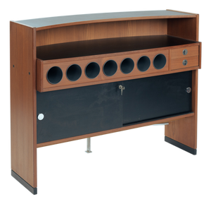 Boomerang Dry Bar Cabinet in Teak by Erik Buch for Dyrlund, 1960s