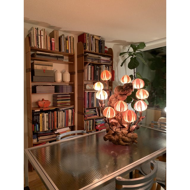 Brutalist Sea Urchin Lamp by Curtis Jere, 1960s For Sale - Image 9 of 18