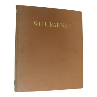 1950 "The Paintings of Will Barnet" Artist Signed Hardcover Book 1st Edition For Sale