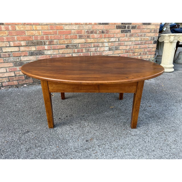 Brown 19th Century Farmhouse Coffee Table For Sale - Image 8 of 9