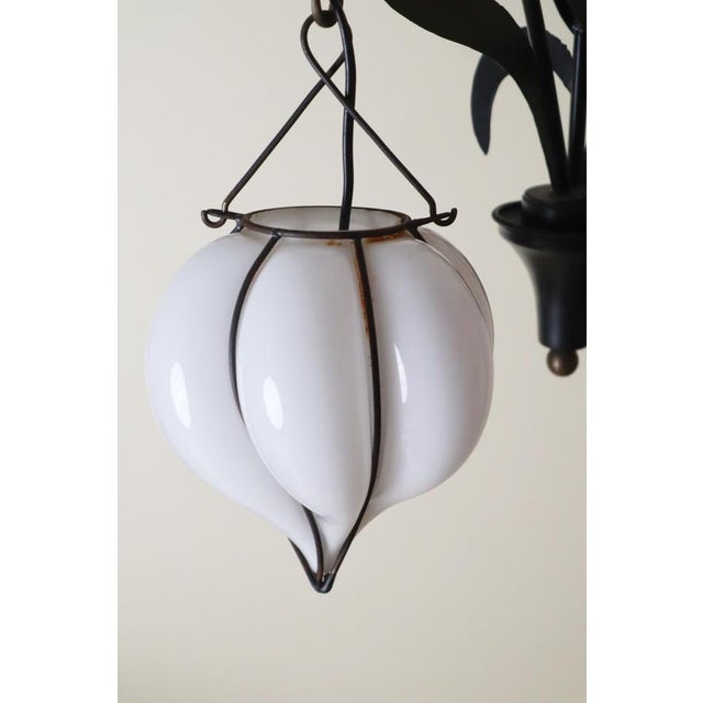 It's a beautiful piece from italy. This beautiful chandelier was lovingly designed and crafted by a master glassmaker. The...