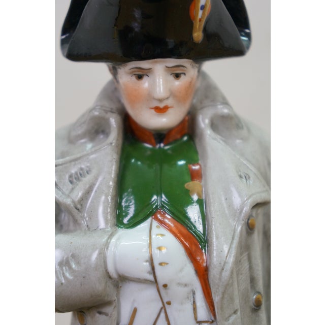 Antique German Scheibe Alsbach Kister KPM Napoleon Porcelain Figurines 6" & 10" For Sale - Image 13 of 13