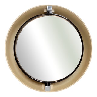 Round Illuminated A41 Design Mirror by Allibert, 1970s For Sale