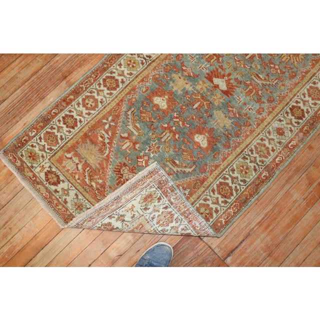 Early 20th Century Antique Zabihi Collection Persian Runners - A Pair For Sale - Image 5 of 9