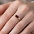 Minimalist Baguette Cut Garnet Three-Stone Ring – Wedding Engagement Ring Us 7 For Sale - Image 6 of 7