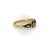 Late 19th Century Victorian 18k Gold Enamel and Old Mine Cut Diamond Mourning Ring, Size 6.75 For Sale - Image 4 of 10