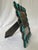 Modern Turquoise Stained Glass Jewels Pewter Picture Frame For Sale - Image 3 of 4