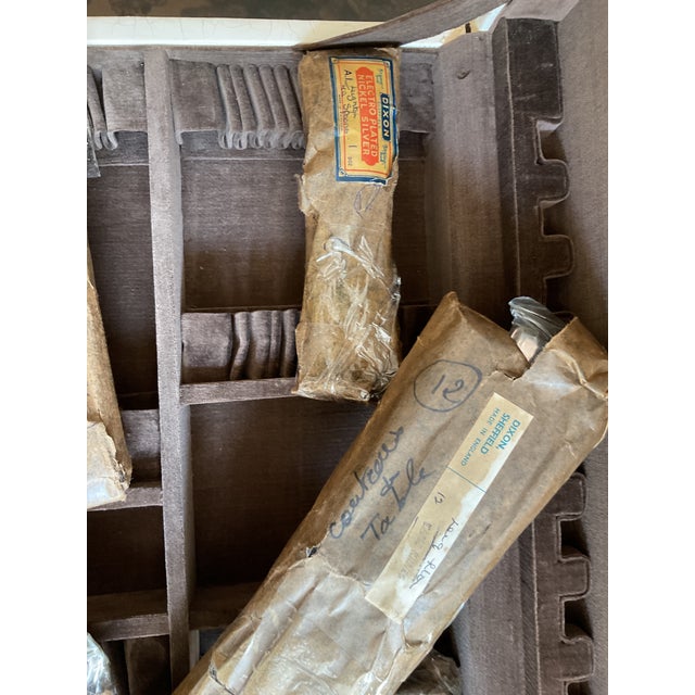 New 1980s Silver Flatware, 84 Pieces Set , Leighton With Storage For Sale - Image 17 of 18