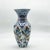 Handmade Ceramic Vase (25cm) Traditional Turkish Floral Art – Faceted Hexagonal Body with Cobalt Blue Rumi Motifs For Sale - Image 6 of 8