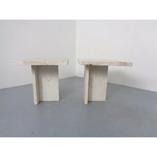 Italian Travertine Coffee Tables, 1970s, Set of 2 For Sale - Image 4 of 18