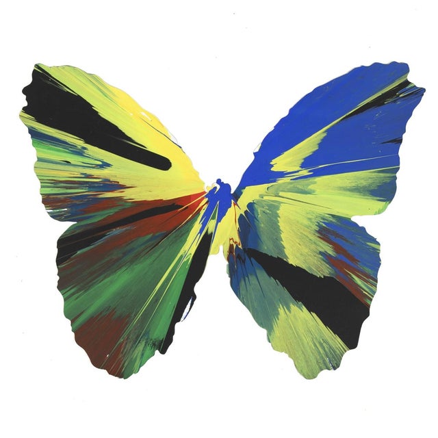 Damien Hirst, Butterfly, 2009, Acrylic Painting on Paper For Sale - Image 8 of 8