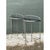 Metal Vintage Demi-Lune Marble Top Tables - Set of 2 For Sale - Image 7 of 12