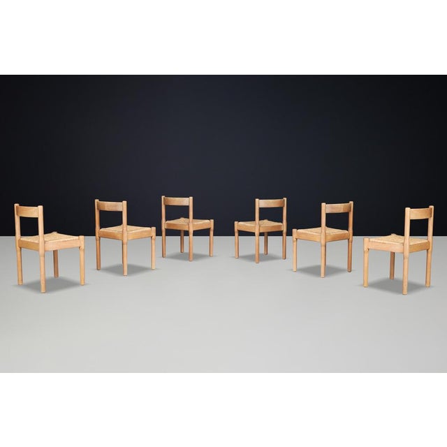 Cassina Carimate Dining Room Chairs attributed to Vico Magistretti for Cassina, Italy, 1960s, Set of 6 For Sale - Image 4 of 10