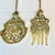 Rococo 1940s Vintage Italian Baroque Rocco Brass Serving Utensils, Fork and Spoon - Set of 2 For Sale - Image 3 of 9