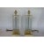 Pair of Sciolari Brass and Glass Rod Table Lamps