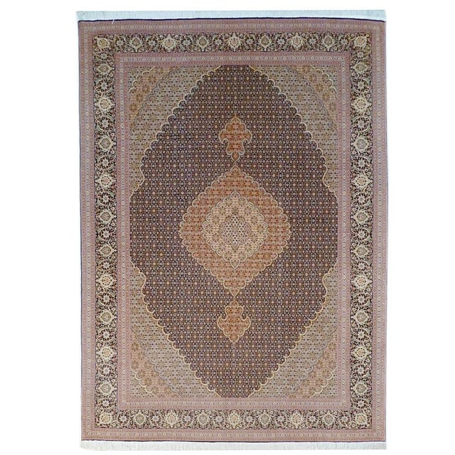Tabriz Mahi Rug, 2000s For Sale - Image 14 of 14