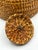Apache Indian Art Apache Tus Pitch-Coated Lidded Basket With Horsehair Handles, C. 1940–1950 For Sale - Image 4 of 18
